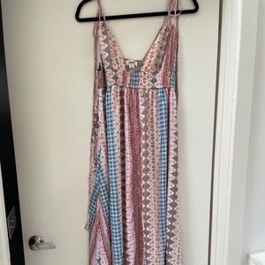 Lulu's Patterned Maxi Dress